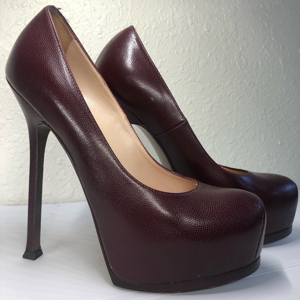 YSL platform pumps